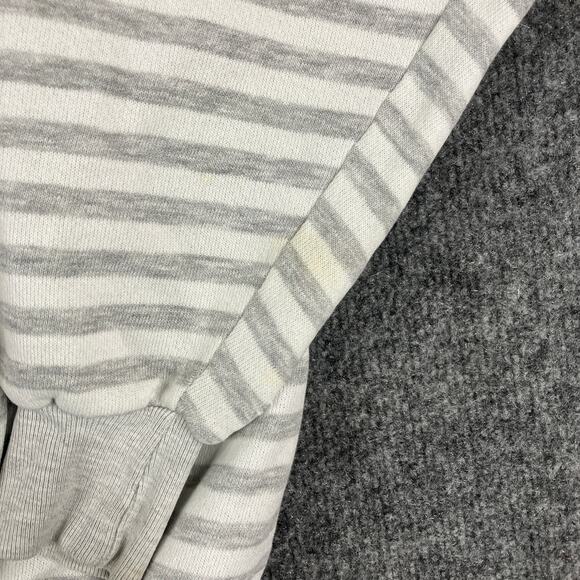 Velva Sheen Sweatshirt Mens XL Gray Striped Tan-Tar-A Resort Graphic Vintage - Picture 9 of 10